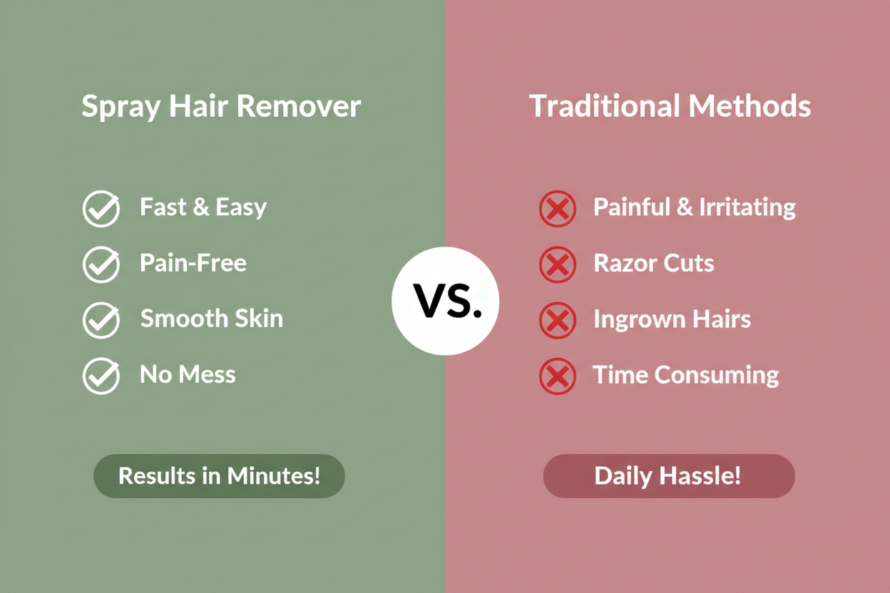 Spray on Hair Remover