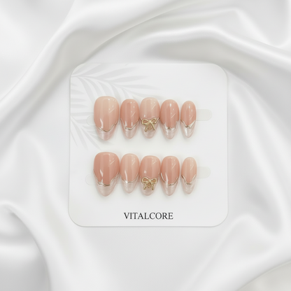 Press on Nails - Nude Glossy