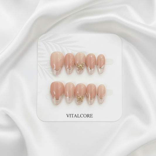 Press on Nails - Nude Glossy