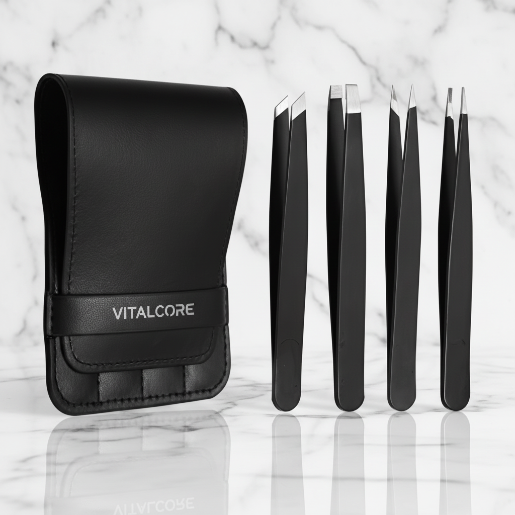 Premium Eyebrow Tweezer Set