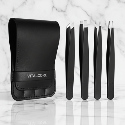 Premium Eyebrow Tweezer Set
