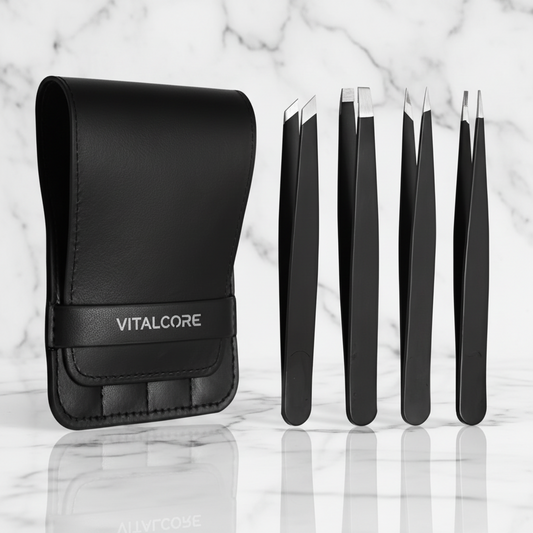 Premium Eyebrow Tweezer Set